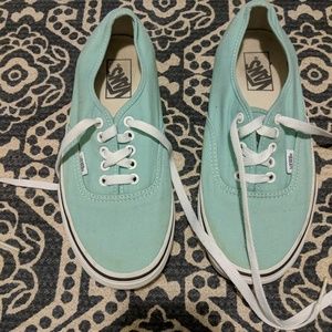 Mint green Vans